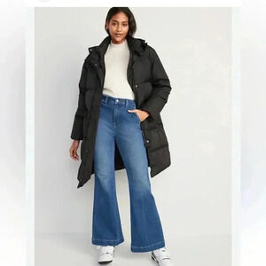 Old  navy knee lenght puffer coat